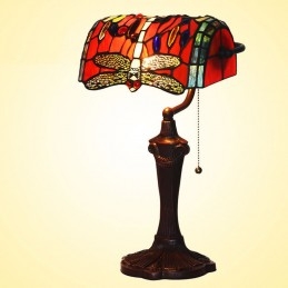 Lampe de table en verre...