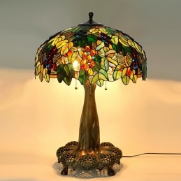 Lampe de Table en Vitrail...