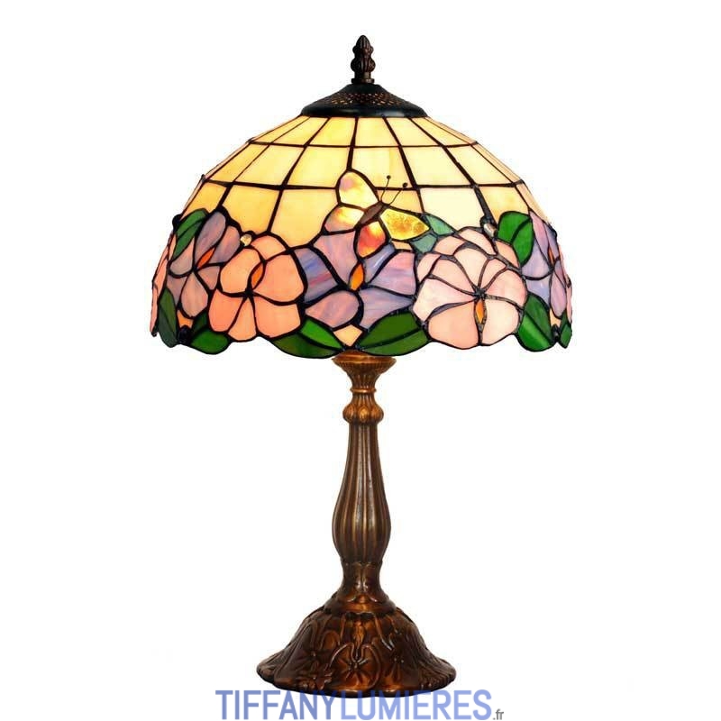 Vitrail et Lumière-créations Lampe vitrail Tiffany Bienvenue à bord de  cet avion