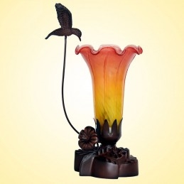 Lampe de table en vitrail...