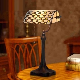 Lampe de table en verre...