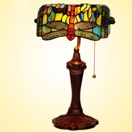 Lampe de table en verre...