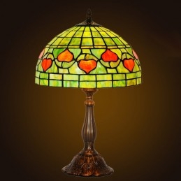 Lampe de table en verre...