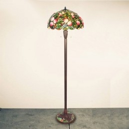 Lampadaire Vitrail Tiffany...