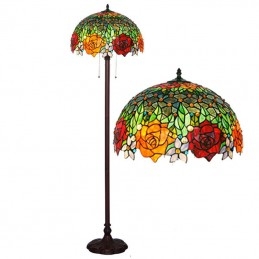 Lampadaire Vitrail Tiffany...