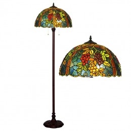 Lampadaire Vitrail Tiffany...