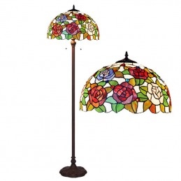 Lampadaire Vitrail Tiffany...