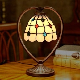 Lampe de table en verre...