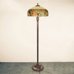 Lampadaire Vitrail Tiffany...