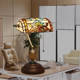 Lampe de table Tiffany en...