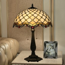 Lampe de table Tiffany en...