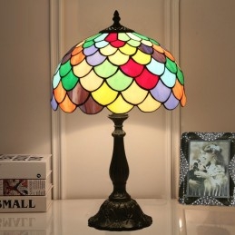 Lampe de table Tiffany en...