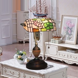 Lampe de table Tiffany en...