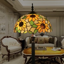 Lampadaire Tiffany Vitrail...