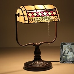 Lampe de table Tiffany Bank...