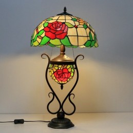 Lampe de Table en vitrail...