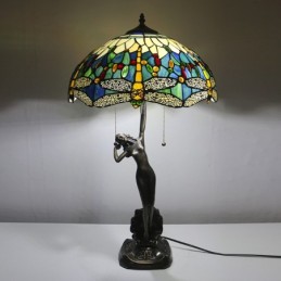 Lampe Tiffany libellule de...