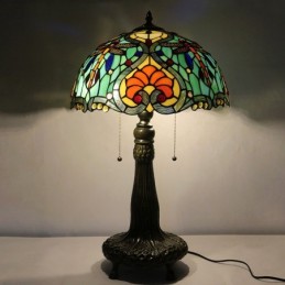 Lampe Tiffany en verre...