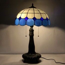 Lampe Tiffany en verre...