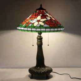 Lampe Tiffany en verre...