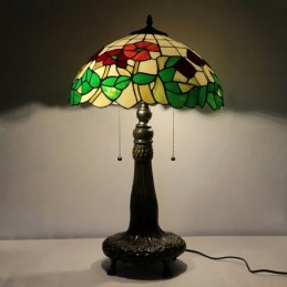 Lampe Tiffany en verre...