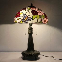 Lampe Tiffany en verre...