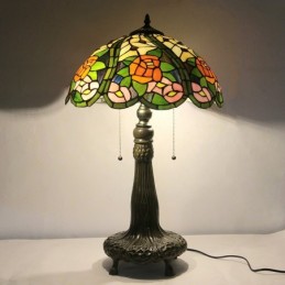 Lampe Tiffany en verre...