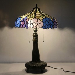 Lampe Tiffany en verre...