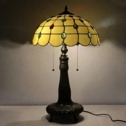 Lampe Tiffany en verre...