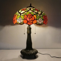 Lampe Tiffany en verre...