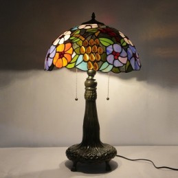 Lampe Tiffany en verre...