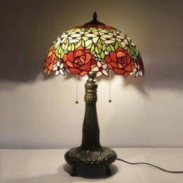 Lampe Tiffany en verre...