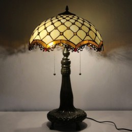 Lampe Tiffany en verre...